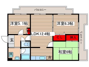 ベルグリーン大泉の物件間取画像